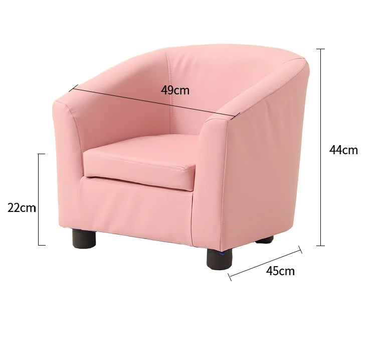 
OEM Baby Single Seat Children Sitting Seat Leather Chair Couch Mini Kids Sofa 
