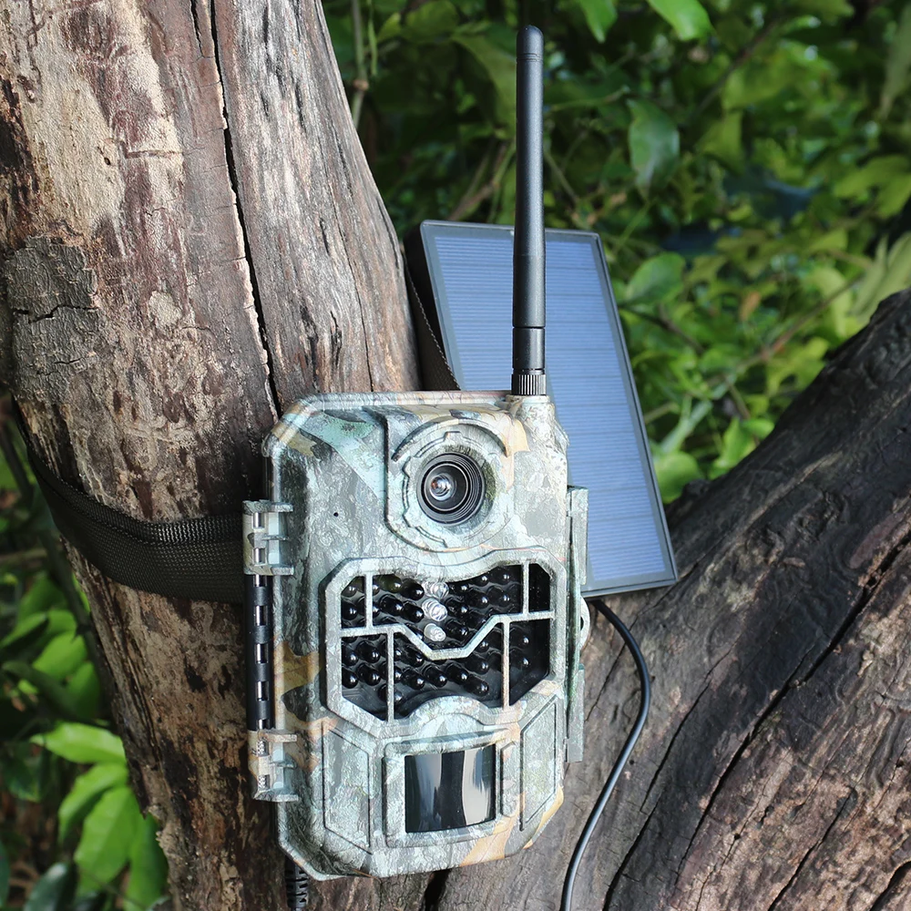 
Full HD 20MP 1080P Supports Solar Panel Powered 3G SIM Card IP66 Water Resistance 3G Trail Hunting Scouting Camera 