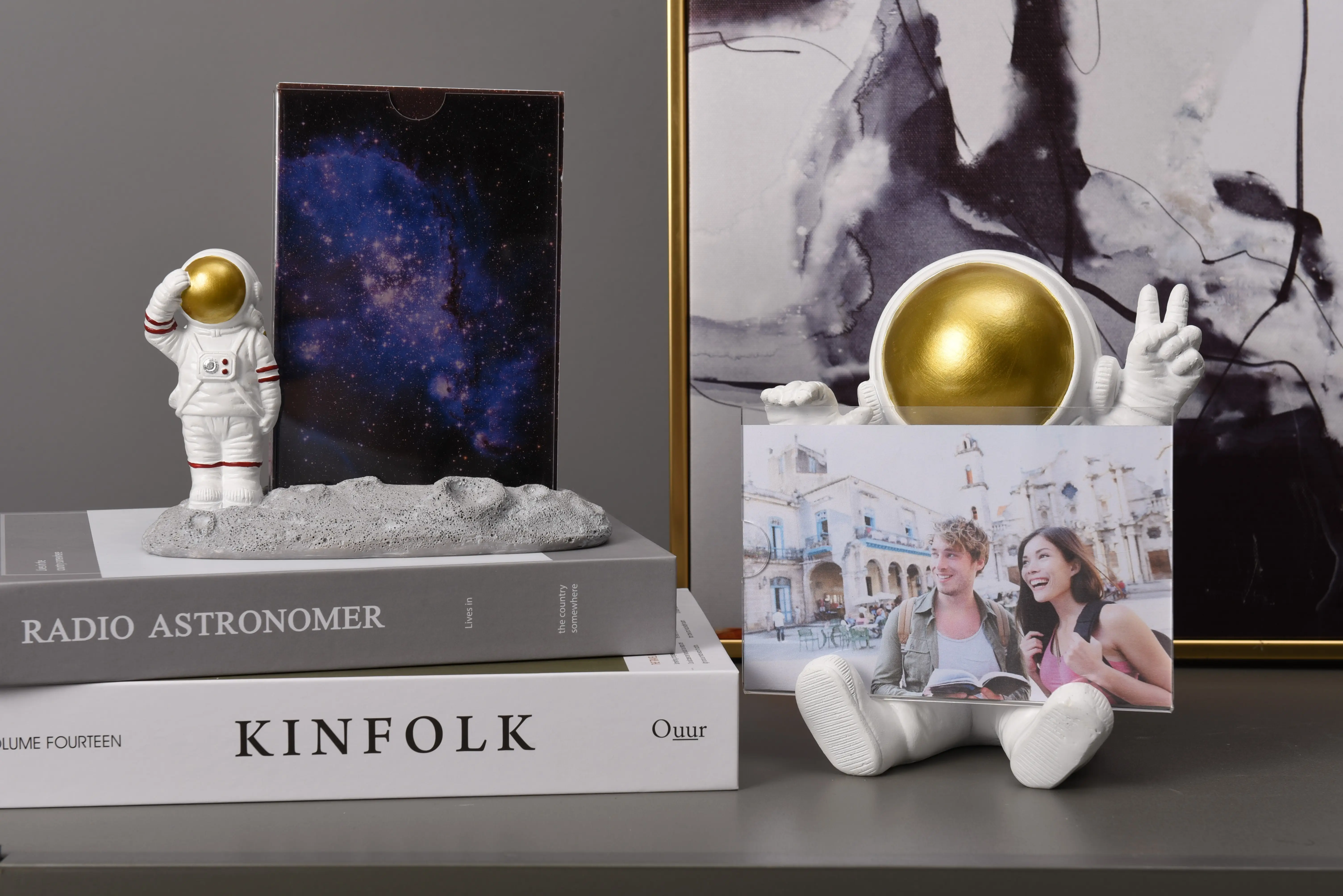 Space man Style Child Gift New Design Kid Art Photo Frame Personalised Resin Unique Home Decoration Astronaut