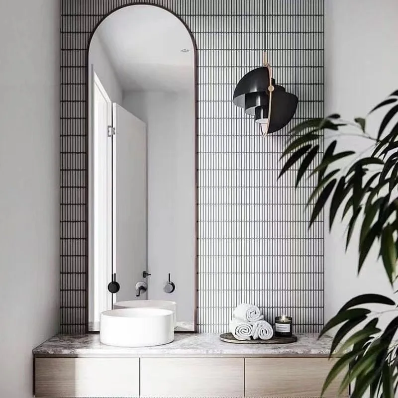 Foshan FaTong modern decorative ceramic tile dark green hand made ceramic wall tile mosaics wall