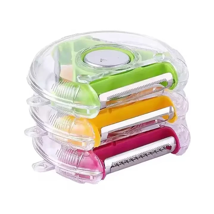 Kitchen 3 in 1 Multi-purpose Rotary Peeler Stainless Steel Potato Peeler Slicer Grater Fruit Peeler Vegetable Shredder