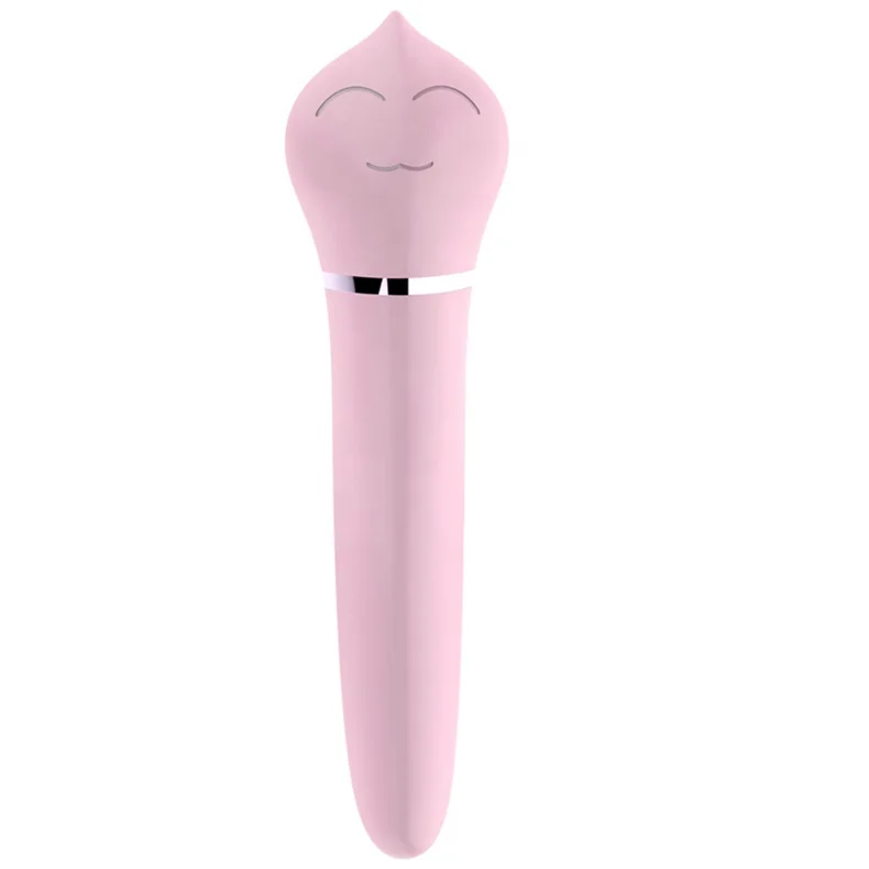 Pink Tongue Shape Vibrating Dildo High Frequency Vibration 360 Degree Rotation Swing Vibrator Sex Toys for Women