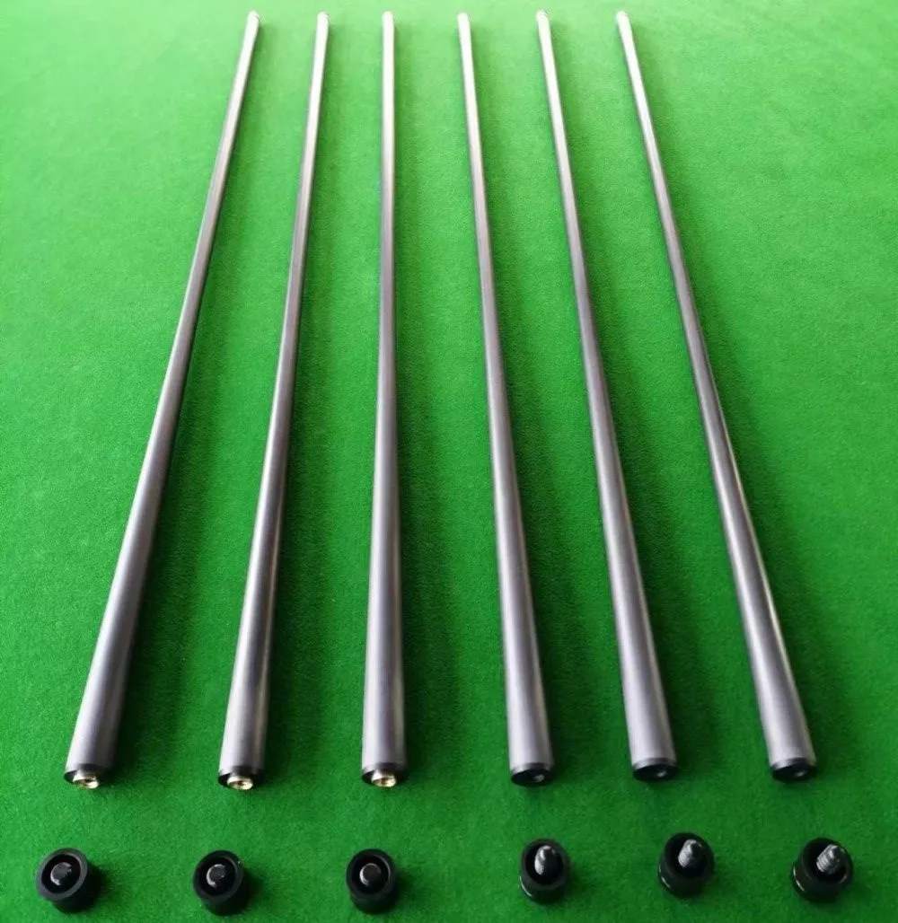 Customize 11.8mm 12mm 12.4mm 12.5mm 12.8mm Carbon Fiber Billiard Pool Cue Shaft Pro & Conical Taper Shaft 12.4~21.4 *737mm