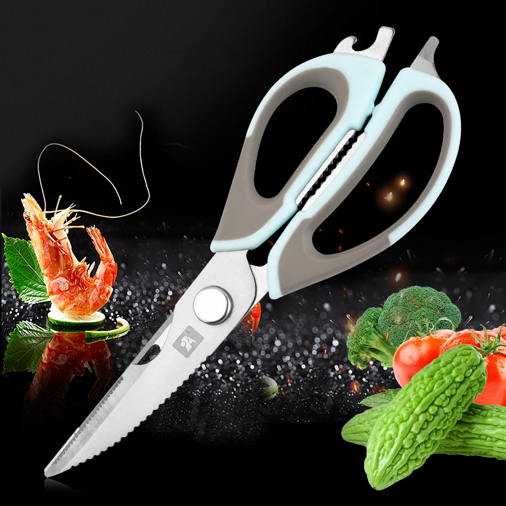 Factory wholesale multi-purpose kitchen scissors kitchen household tools stainless steel chicken bone scissors