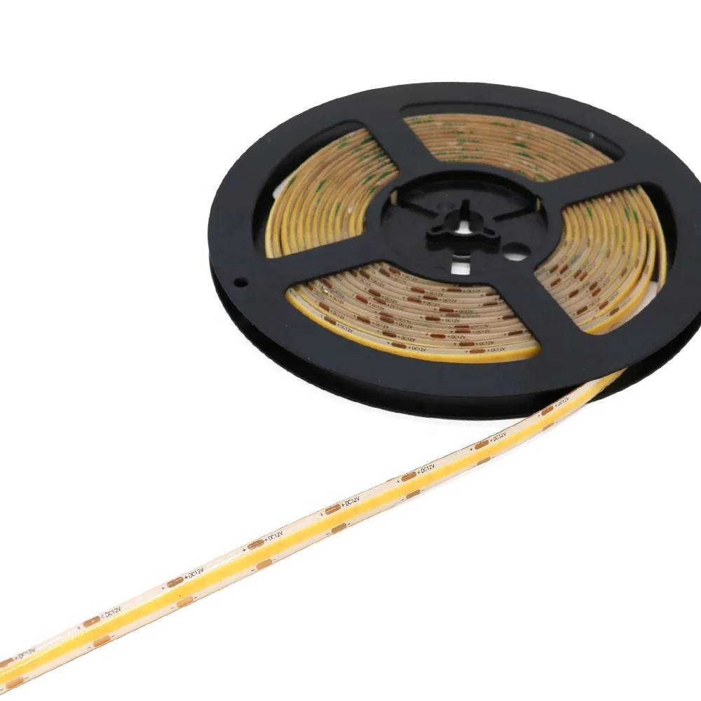 IP65 3years Warranty ETL replaced SMD2835 120LEDs COB LED strip Dot Free in LED aluminium profile 9W 12W LED flexible strip tape