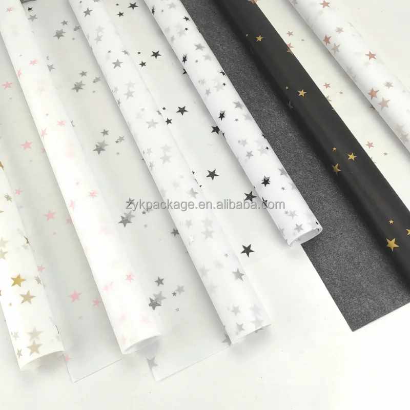 Ready To Ship Star Printing Decorative Gift Garment Shoes Wrapping Tissue Paper