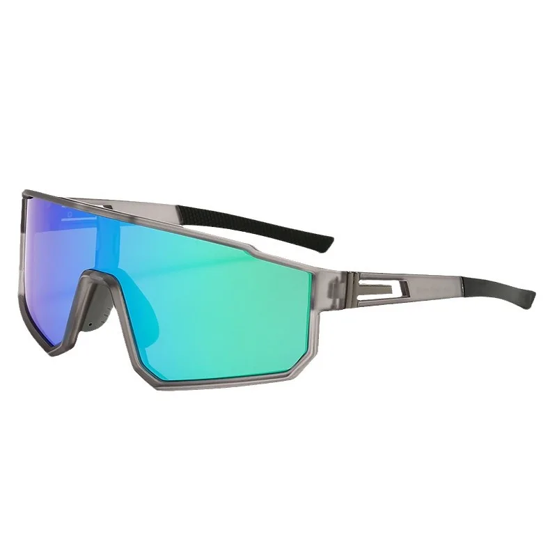 New Fashion Cross-Border Polarized Sunglasses for Men and Women One-Piece Outdoor Riding Sports Glasses for Cycling