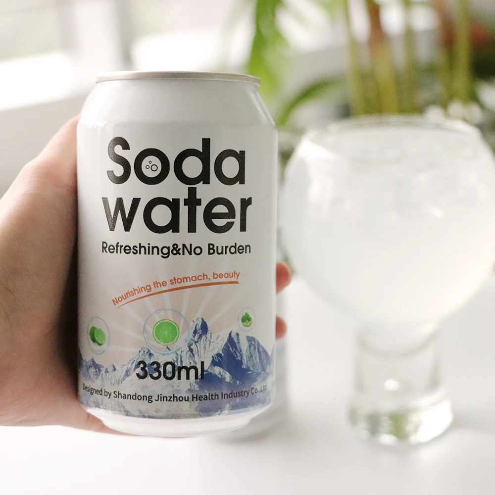 wholesale custom 330ml sleek standard lemon fruit flavored vitality drink exotic soda sparkling water carbonated drinks supply