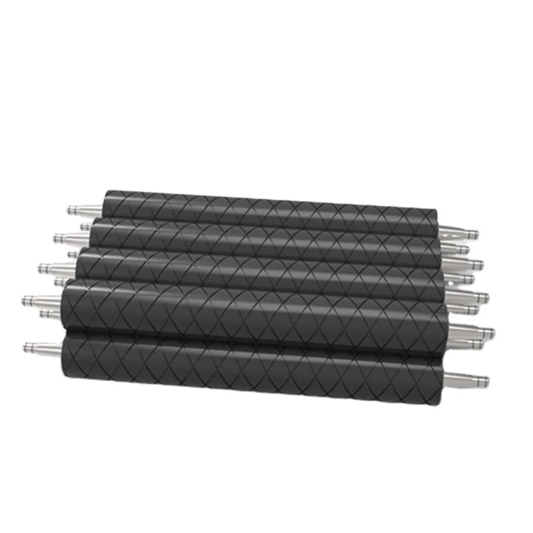high quality printing rotogravure rubber roller shaft for flexo printing machine rubber rollers metal shaft diameter 8mm
