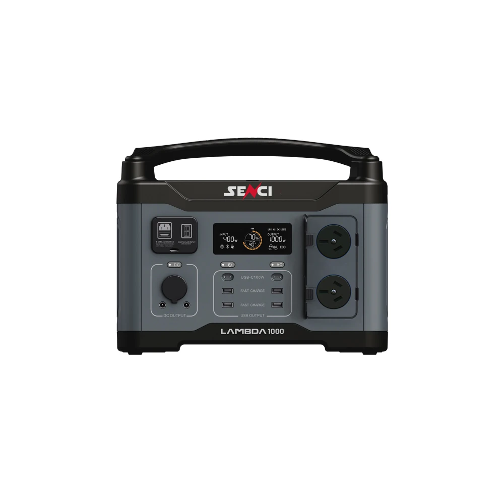 senci Must all-in one 1000W 921wh Portable Power Station  LiFePo4 Battery Cell  921.6Wh Solar Generator for Home Emergency