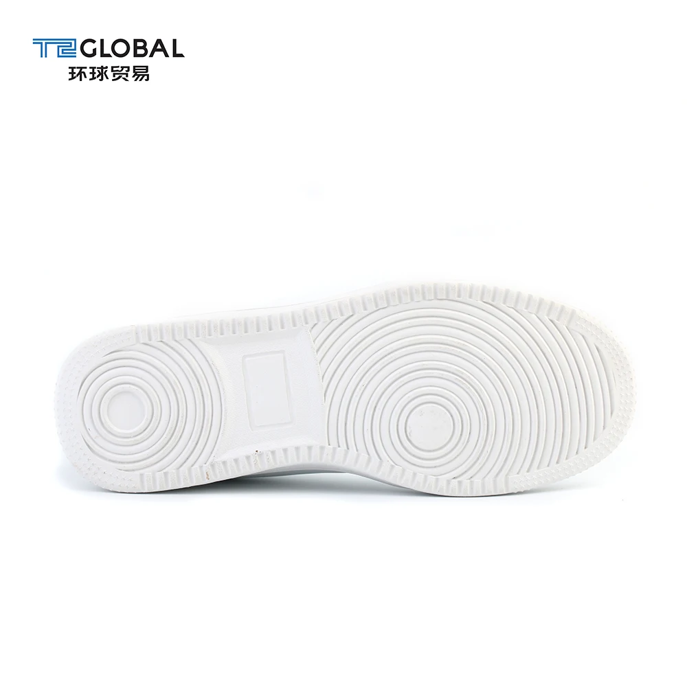 Cheap stylish original brand pu leather flat sneakers shoes for