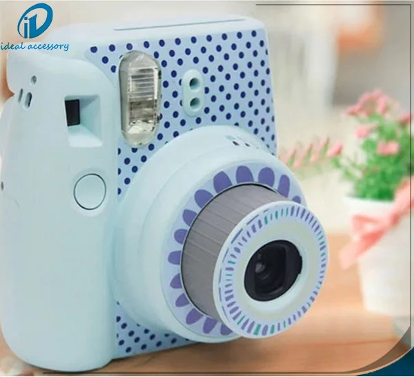 Creative Sunflower Style Instax Mini8 Camera Decor Sticker for Fujifilm Instant Mini8 Camera