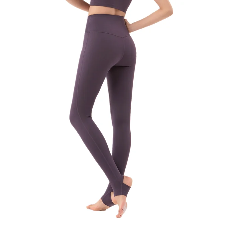 Skin Friendly Fitness Girls Yoga Legging Unique Design On The Foot Buttock Running Leggings Dance For Female