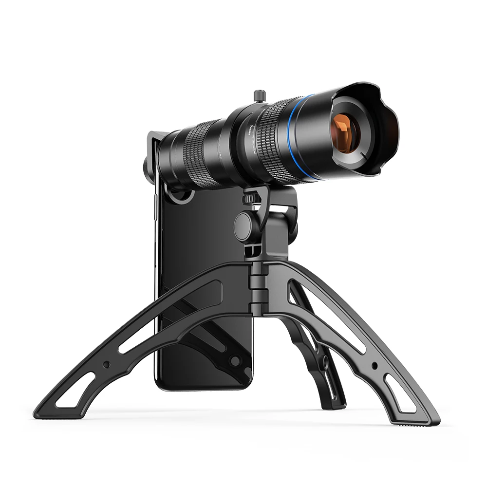 2020 APEXEL 30X smartphone zoom lens universal hd cell phone 20-40X telephoto lens with remote shutter