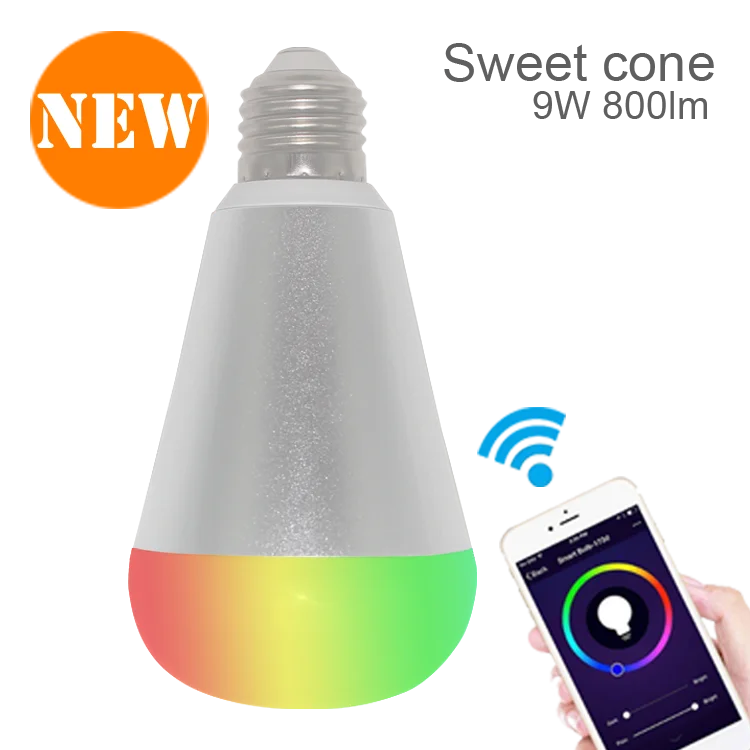 
Smart Wireless 5W 7W E27 RGBW Wifi Light Bulb/Led Blub Lights 