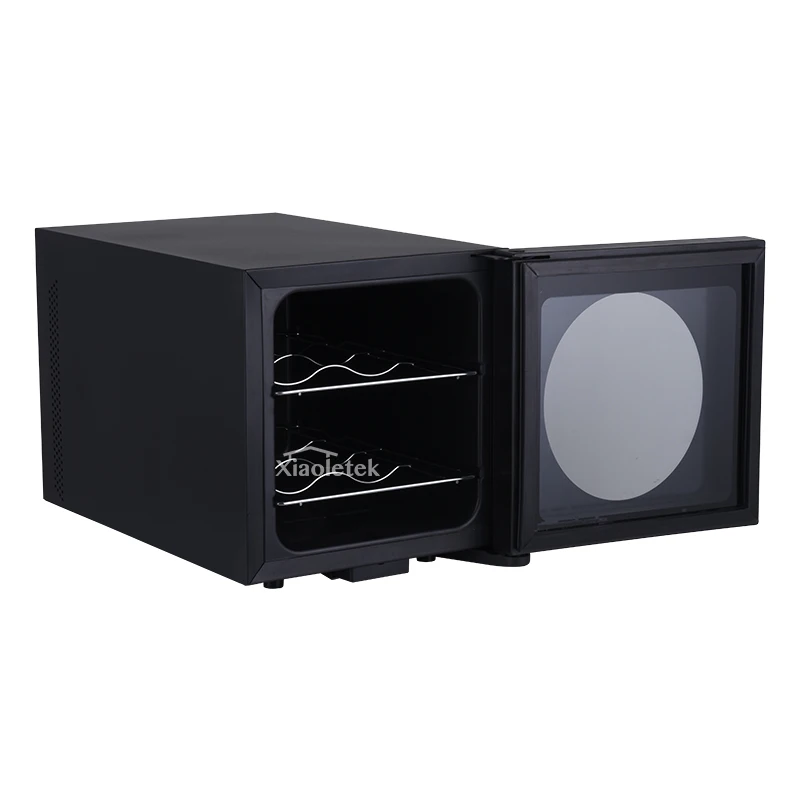 12L Wine Bottle Dispenser Chiller Wine Cooler Temperature Control Wine Cooler Fridge For 4 Bottles