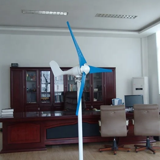 
100w 12v/24v horizontal axis wind power generator hot sale/Small wind and solar hybrid street lamp system 