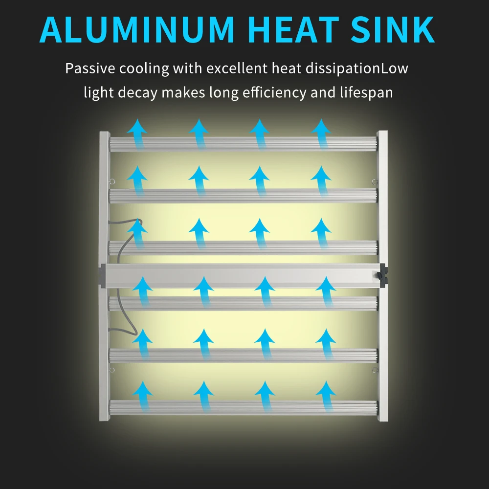 Commercial full spectrum dimmable Veg Flower vertical farming systems 640W Samsung 281B LED Grow Light