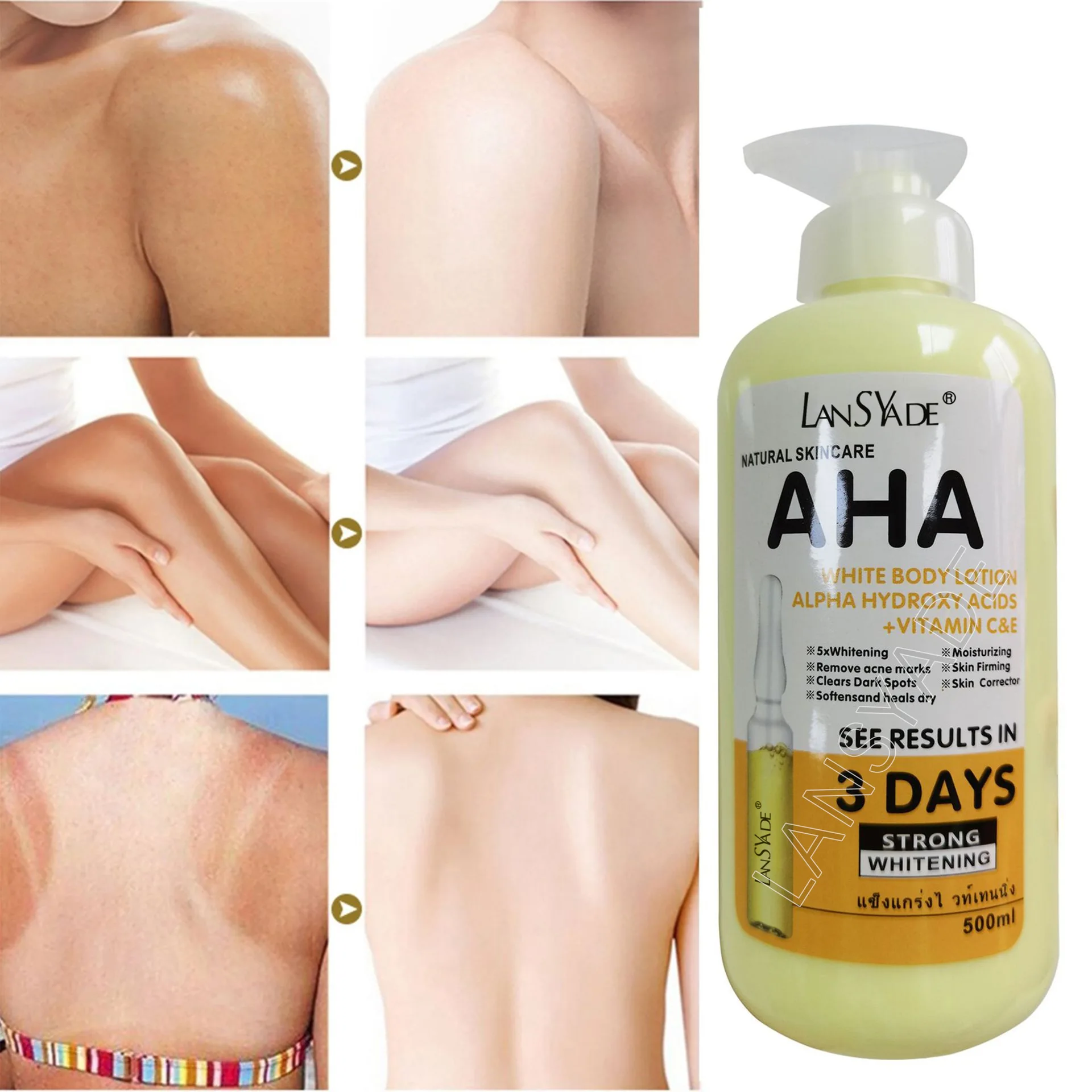 Daily Moisturizer And Exfoliating Anti Aging Skin Care Body Lotion