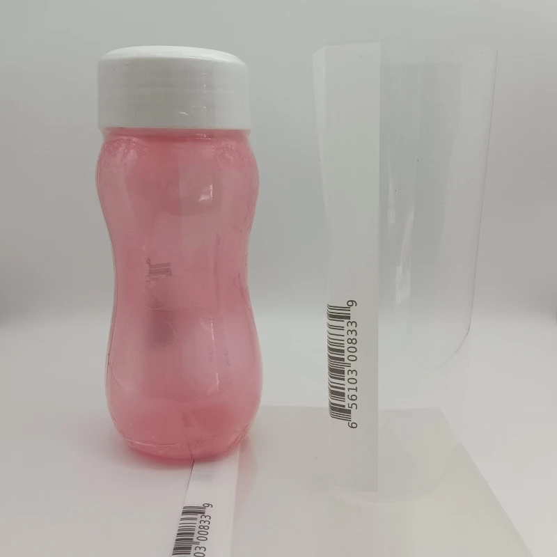 Printing Clear PVC Shrink Film Plastic Heat Shrink Wrap Label For Beverage Can Bottles