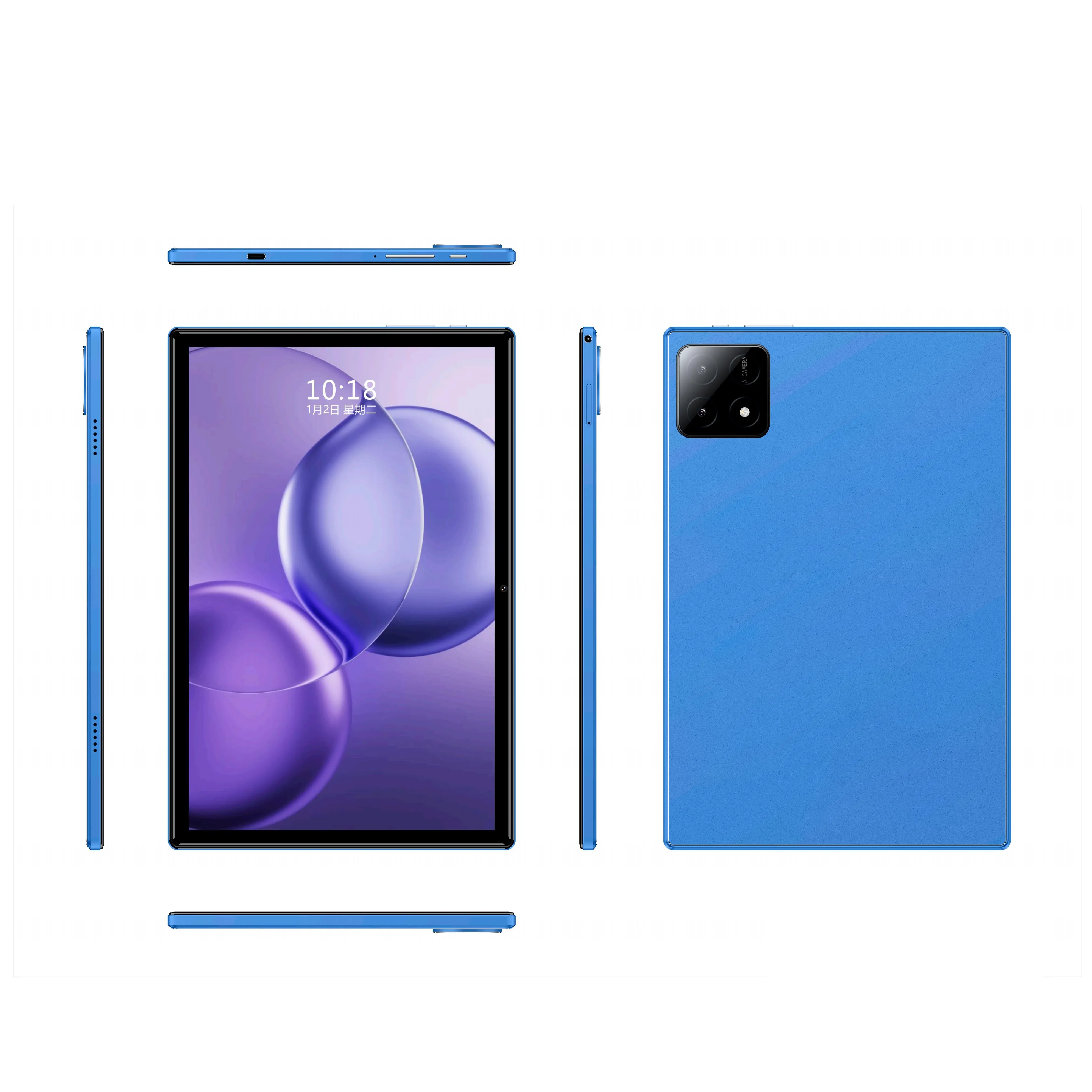 Y1-D New 4GB Ram 64GB Rom 4G Calling Ordinateur Portable 10 inch Tablet Phone Android Educational Tablet PC for Student Porject