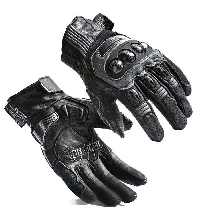 Cheap Price Genuine Leather Men Motorbike Gloves Riding Racing Safety Gloves Motorcycle Gloves