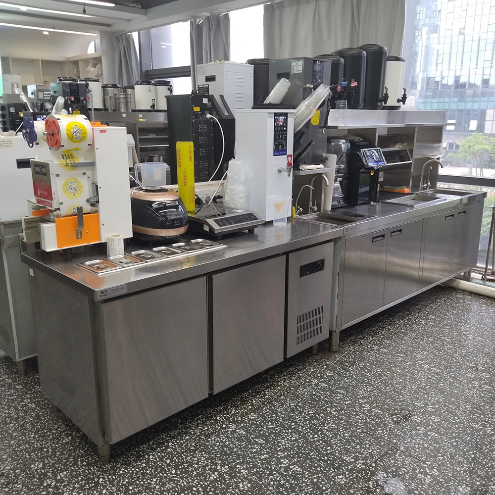 HENGZHI High Quality Full Set Bubble Tea Equipment Milk Tea Machine for Boba Tea Shop