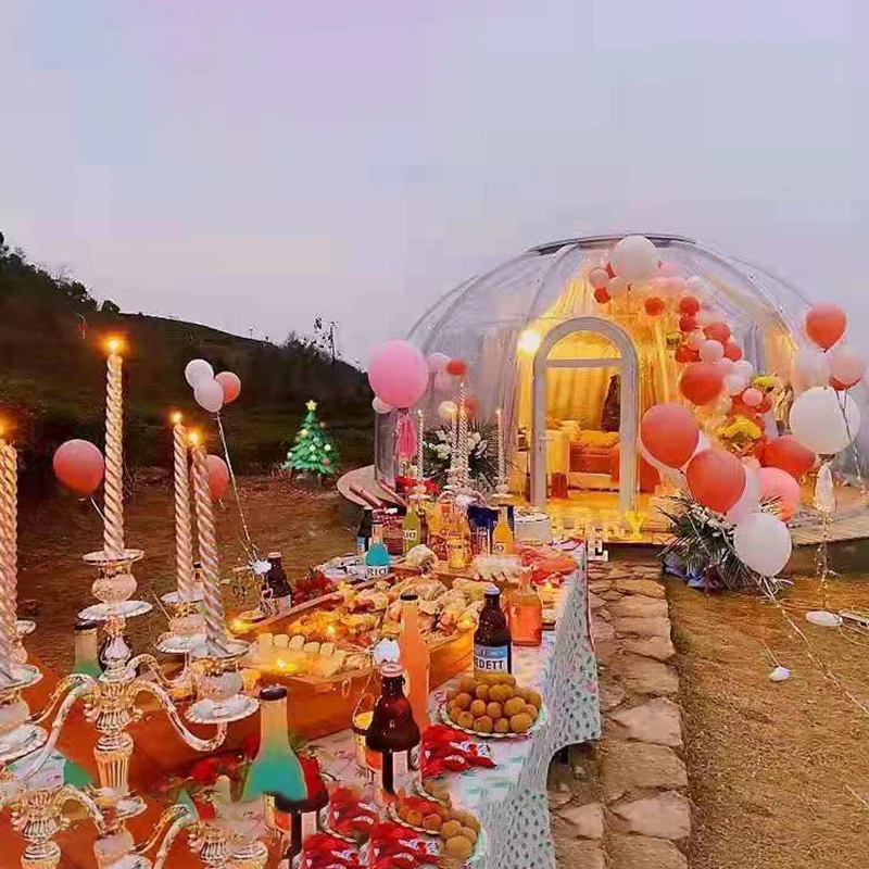 Igloo Dome Tent Luxurious Inflatable Bubble Tent Lodge Party Rental bubble balloon house