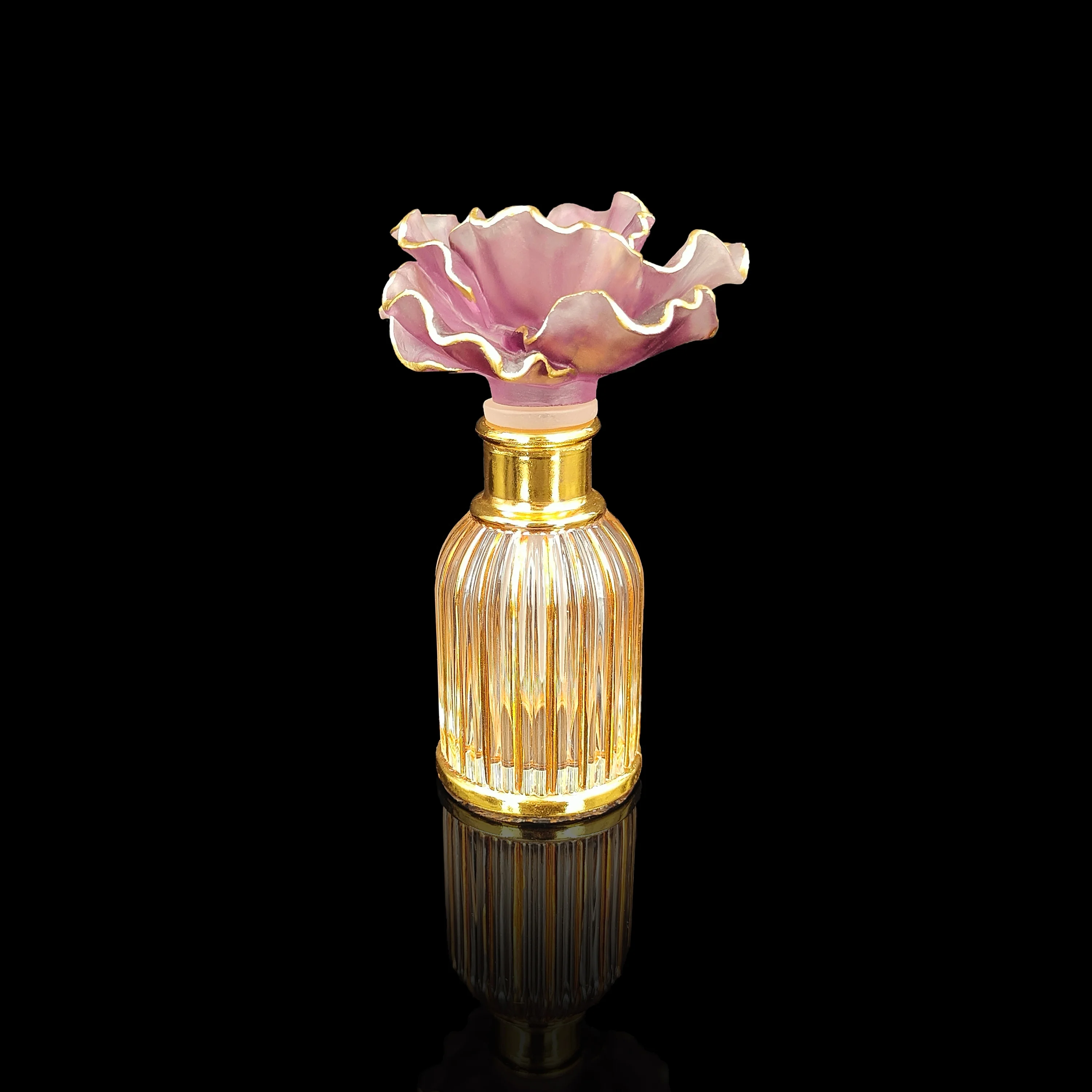 Оптовая продажа, роскошный подарок Рамадан, стеклянные бутылки для духов, набор кристаллов