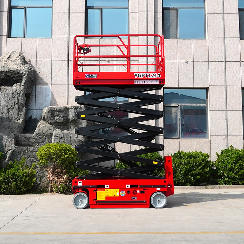 Scissor Lift Table Hydraulic 1~4M Lifting Height Electric Scissor Lift Table