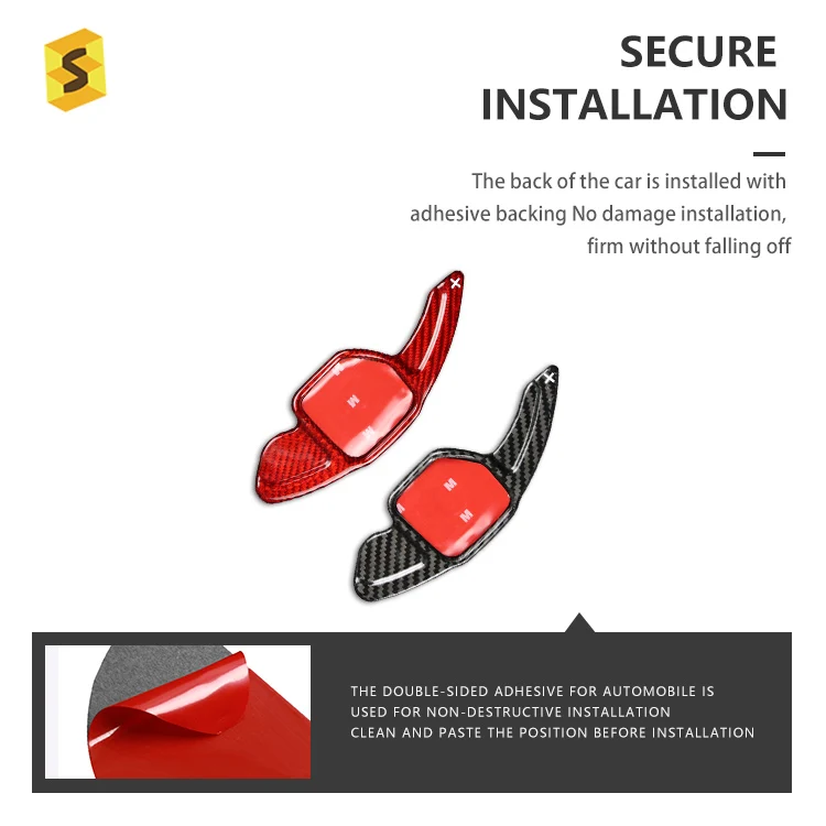 ES MK3  Car Interior Accessories Carbon Fiber Car Parts Steering Wheel Paddle Shifter For Leon Cupra MK3