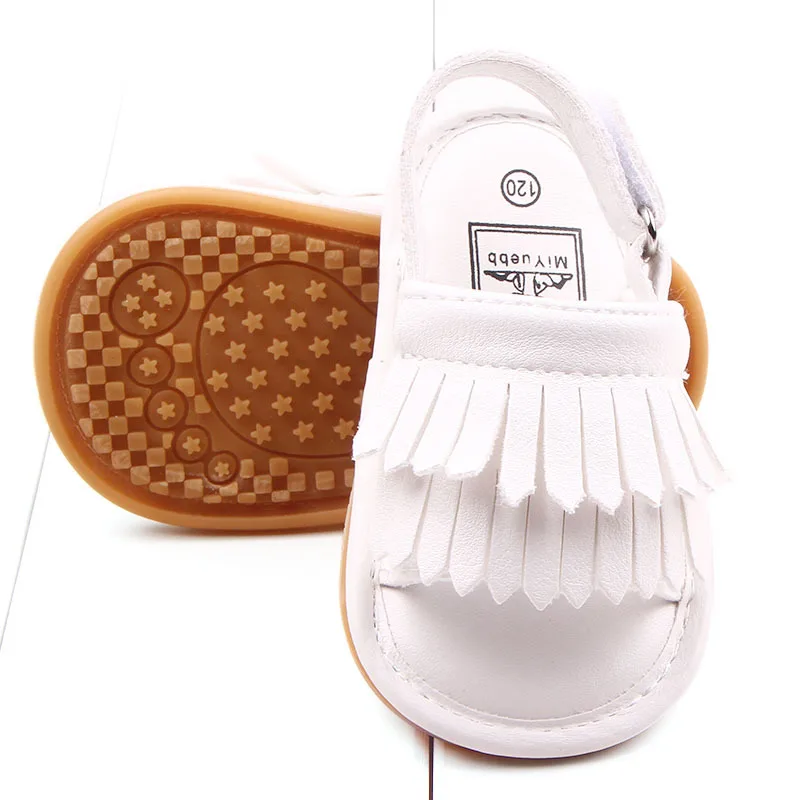 
2021 New Arrival Cute Frosted Tasseled Kids Shoes Sandals 