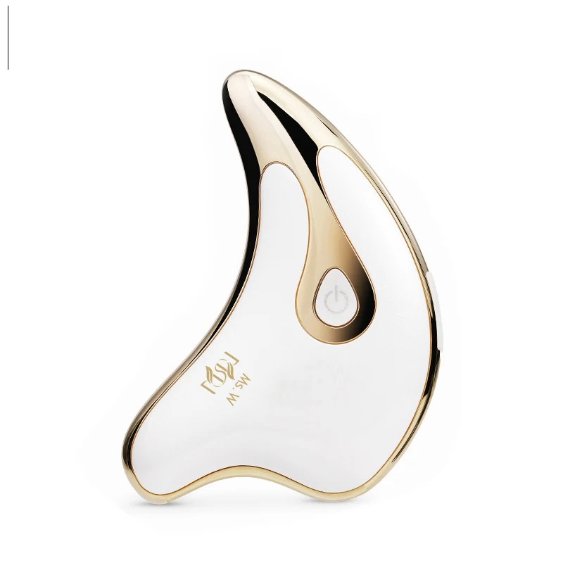 309 Ms. W anti-aging face and neck massager acoustic vibration anti-wrinkle device, thermal chin dust remover for anti-wrinkle