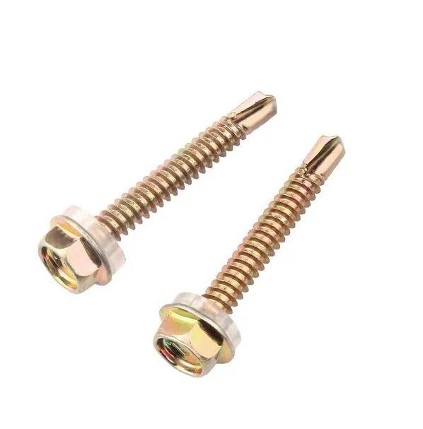 Hexagonal Zinc Coated Hex Head Roofing Screws Self-Drilling Screws with Metric Measurement System
