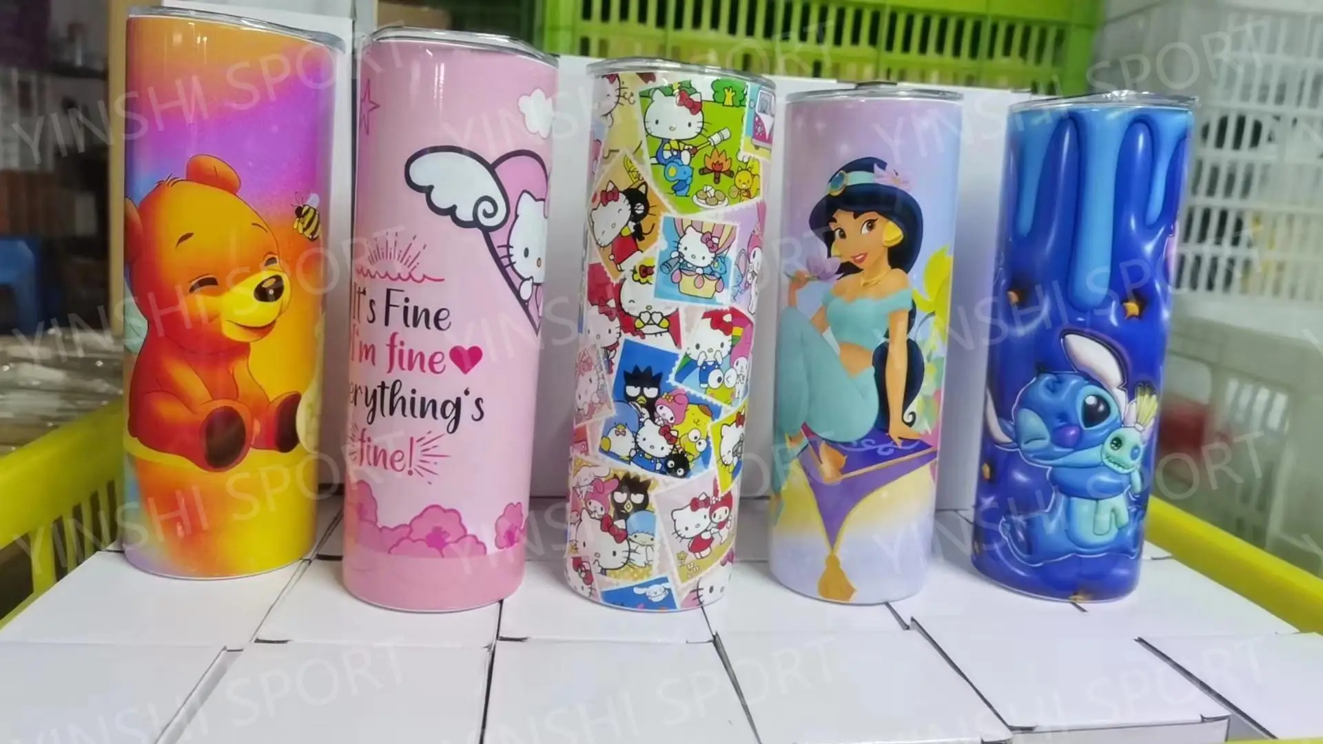 2024 Newest Custom Trendy Fashion Bad Bunny & Peso Pluma & Karol G Bichota Season Sublimation Straight Skinny Tumbler