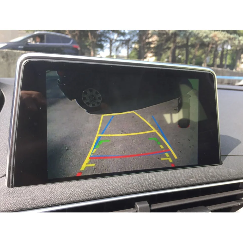 CAM-Ducato 2020 Front / Rear View Car Parking Guidelines Video Interface for Fiat 500e Ducato3 Jeep Compass 2021 uconnect