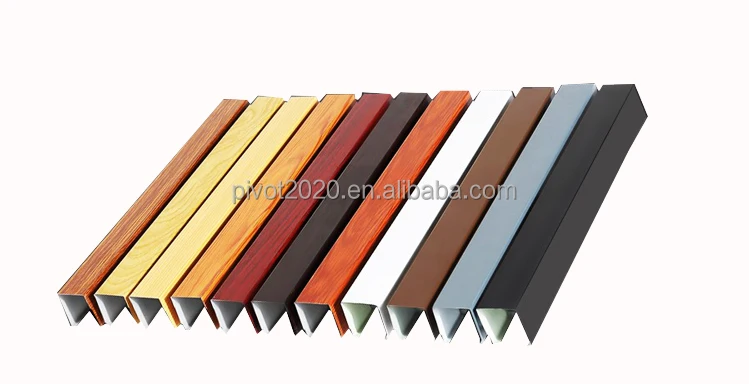 Wooden metal ceiling