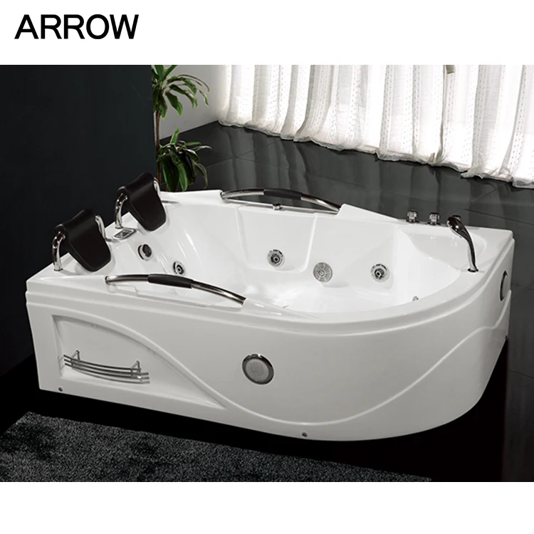 China Hot Cheap Price Indoor Luxury Corner Acryl Bath Tub Acrylic Massage Spa Bath Tubs Whirlpool Massage Bathtub