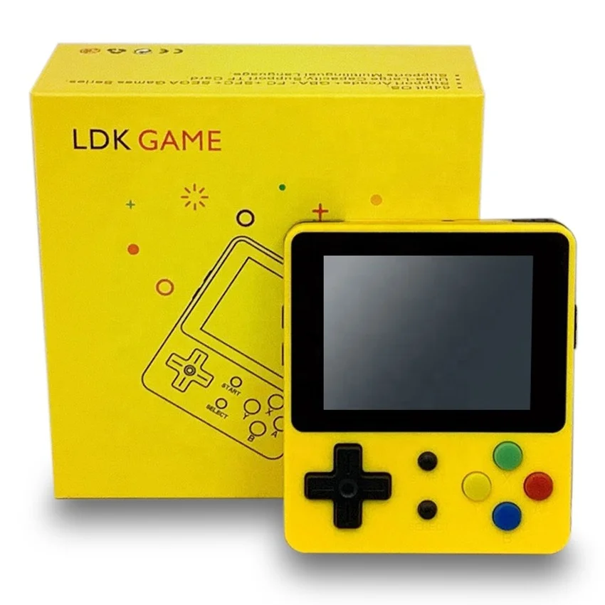 
New version LDK game 2.6 inch Screen Mini Handheld Game Console Nostalgic Children Retro game Mini Family TV Video Consoles 