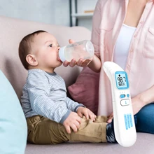 
LCD Display Baby Thermometer Touchless Digital Thermometer Forehead Infrared Thermometer with Fever Alarm and Memory Function 