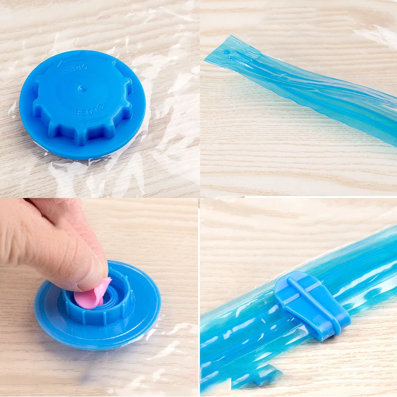 Cheap Price Plastic Vacuum Compressed Space Saver Seal Clothing Bag Travel Vacuum Clothes Storage Bags