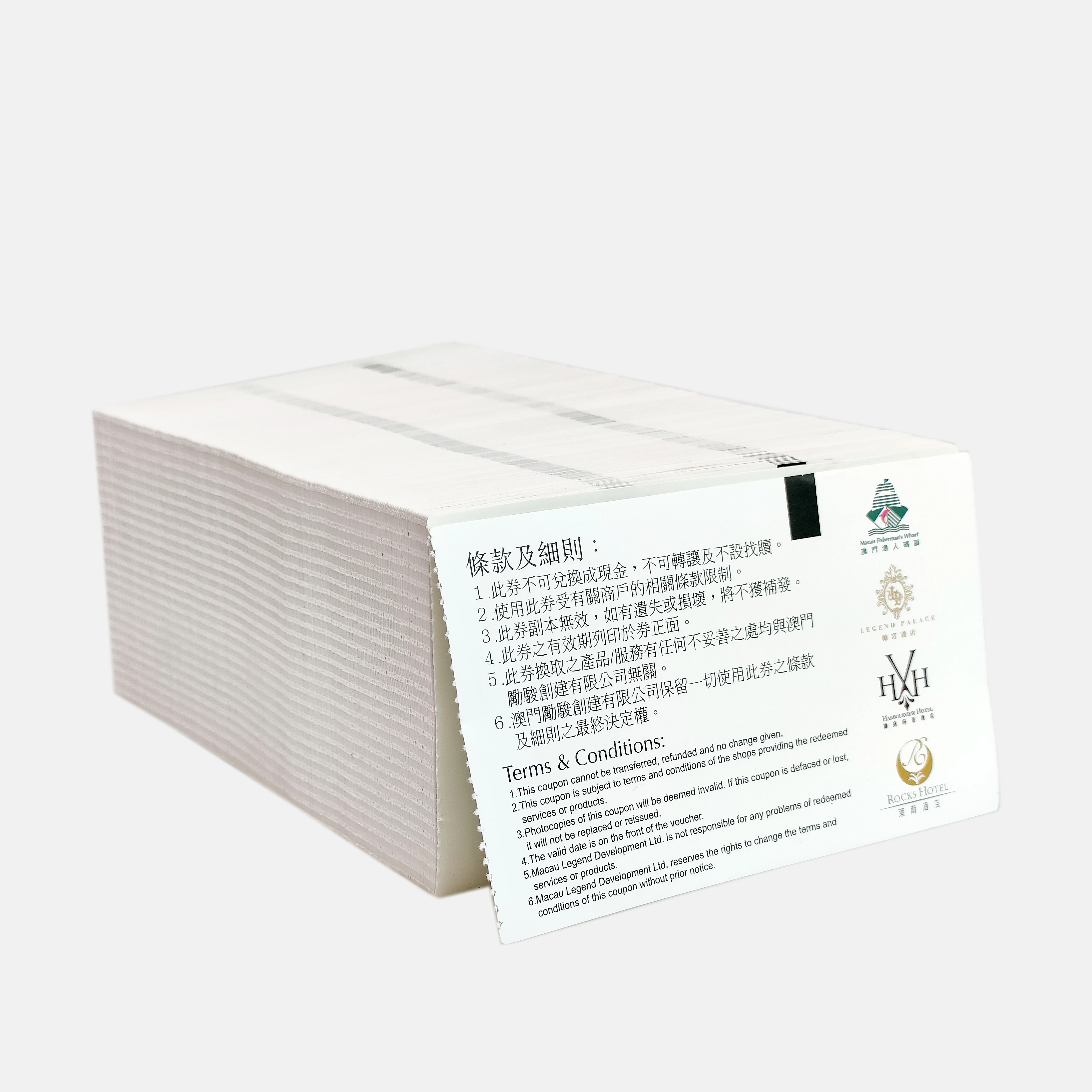 Бумага для печати билетов на заказ хорошее качество купоны лотерейные билеты 105*65