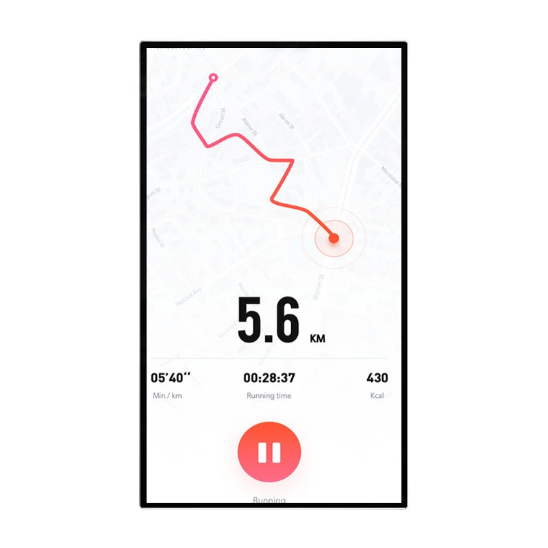 32 43 49 Inch Indoor Android Wall Mounted Touch Screen Kiosk LCD Advertising Digital Signage Display