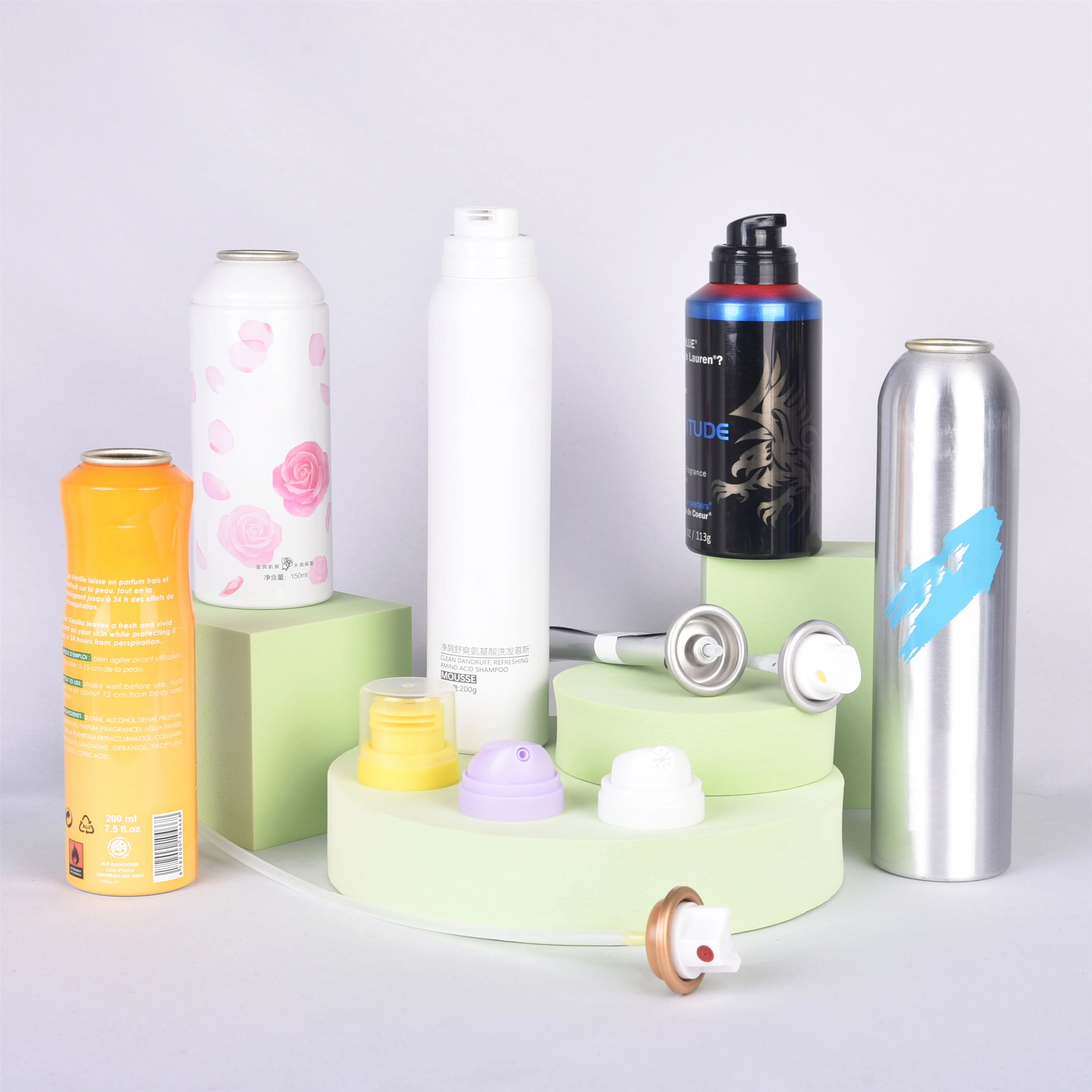 Wholesale Profesional Customized 250ml 500ml 600ml Foam Cleaner Spray Multi-purpose Aluminum Aerosol Can with Accessories