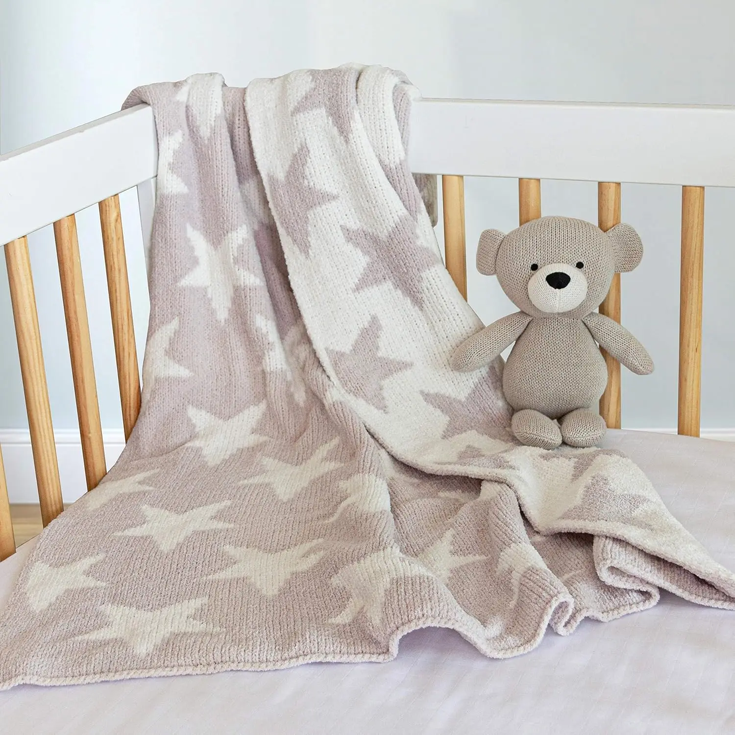 Hot sale Super Soft Warm Fluffy Custom Polyester Microfiber Fleece Cheetah  Knit baby blanket For Winter