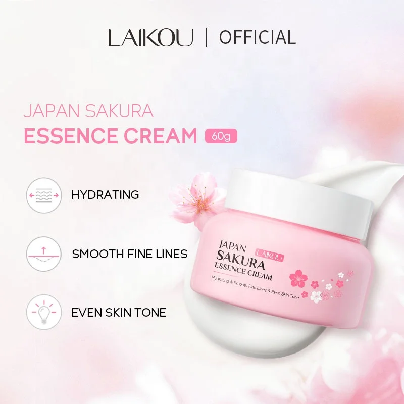 Skin Care Cream Sakura Essence Cream 60g Autumn Winter Moisturizing Whitening Brightening Face Cream