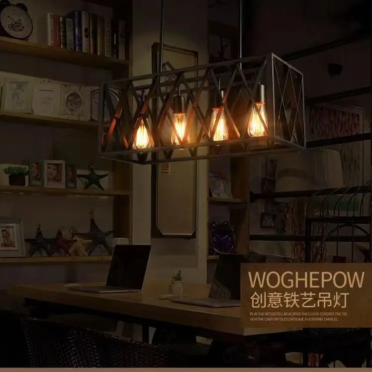 Creative and personalized restaurant decoration chandelier vintage chandelier dining room chandelier lamp