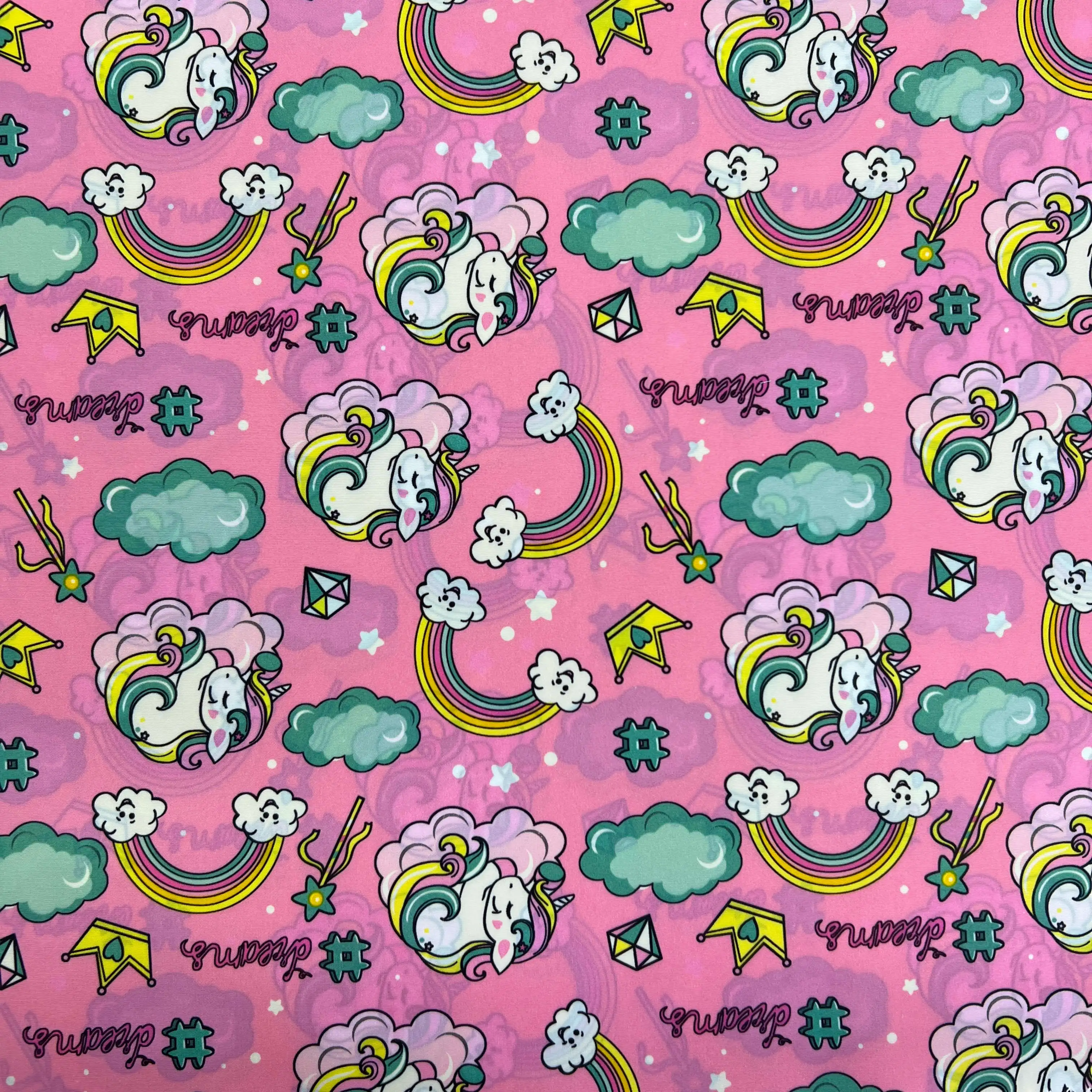 100% Polyester 210T taffeta fabric taffeta Digital Printed Fabric cartoon digital printed fabric for kids lining
