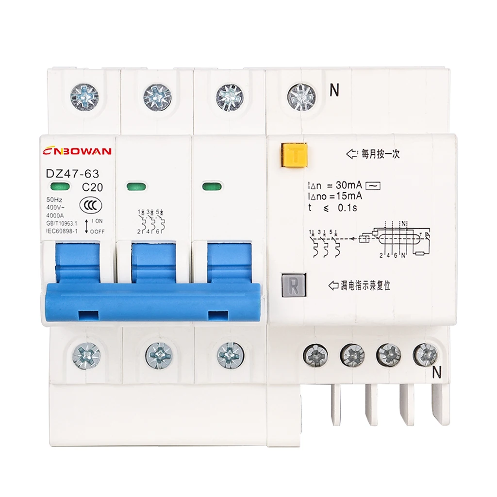 New Modle House Use Safe Overload Protection Mcb Sp 10 Amp 1p Miniature Circuit Breaker