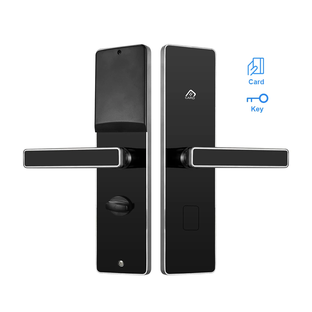 YOHEEN US standard ANSI mortise Electronic Smart RFID card hotel door lock system with free management software